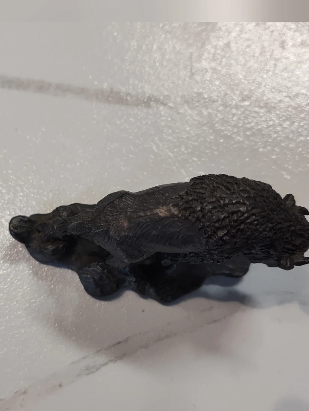 American Buffalo / Bison Figurine - Vintage - Pewter - Handcrafted - Made In USA - Picture 2 of 13